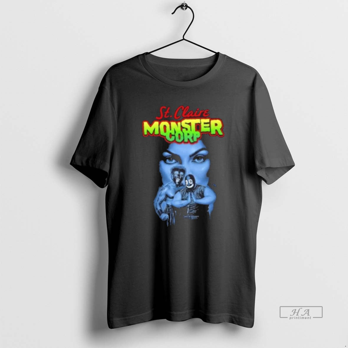 Official St Claire Monster Corp Graphic - T-Shirt, Sweatshirt, Hoodie
