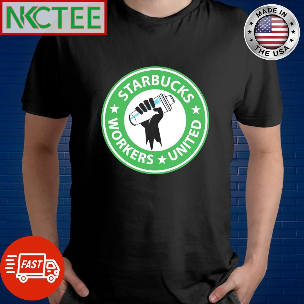 Official Starbucks Workers United shirt Unisex T-shirt, Sweatshirt, Hoodie, Long Sleeve Tee - T-Shirt, Sweatshirt, Hoodie