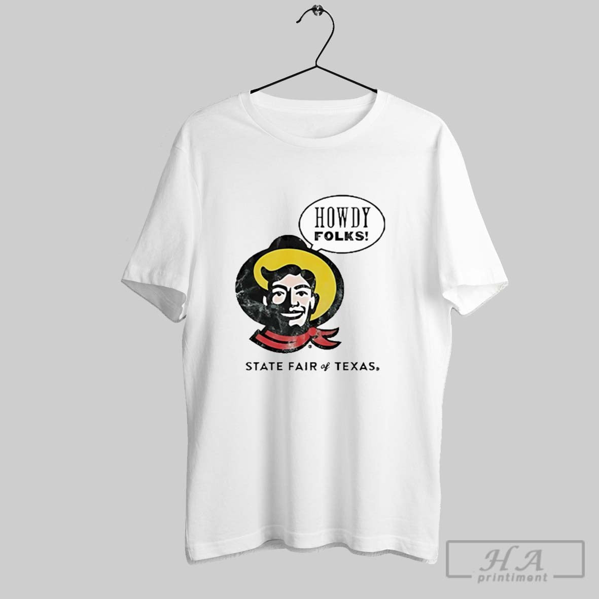 Official State Fair Of Texas Howdy Folks Cowboy Unisex T-shirt, Sweatshirt, Hoodie, Long Sleeve Tee - T-Shirt, Sweatshirt, Hoodie
