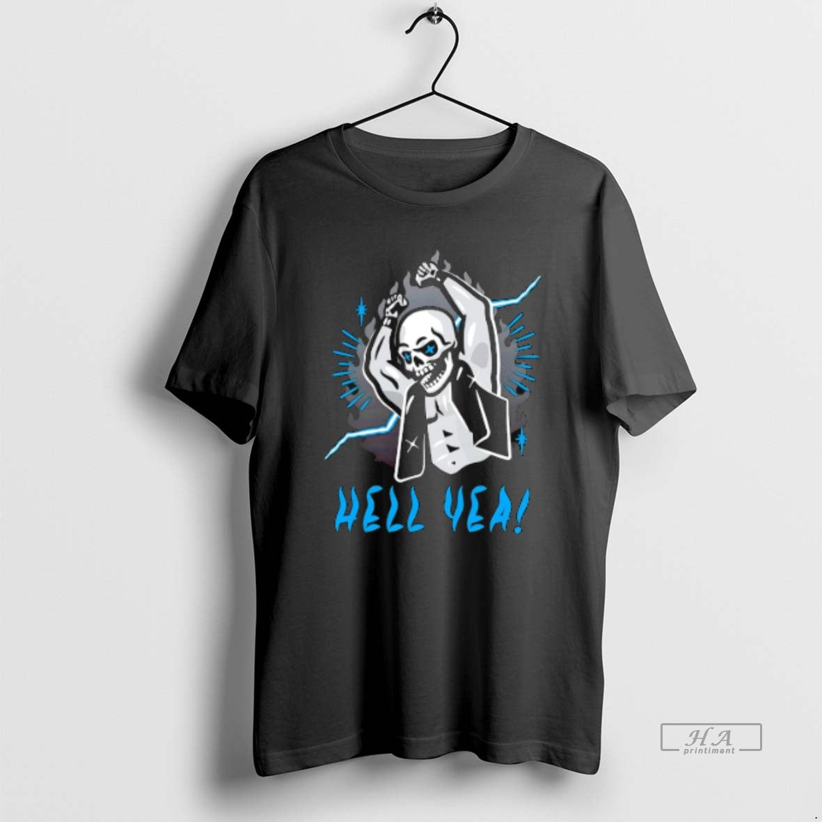 Official Steve Austin Texas Rattlesnake Hell Yea Skeleton Paint - T-Shirt, Sweatshirt, Hoodie