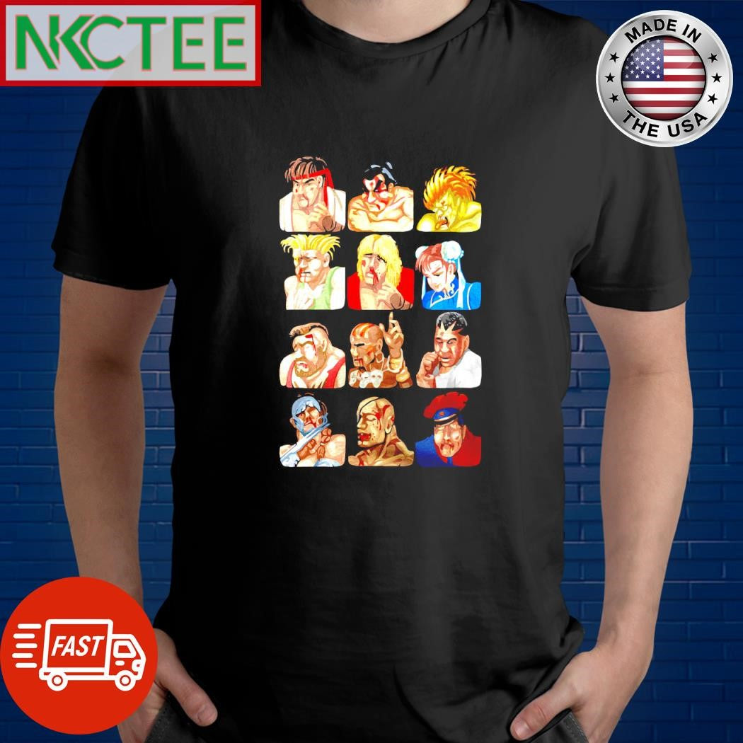 Official Street Fighter 2 Defeated shirt Unisex T-shirt, Sweatshirt, Hoodie, Long Sleeve Tee - T-Shirt, Sweatshirt, Hoodie