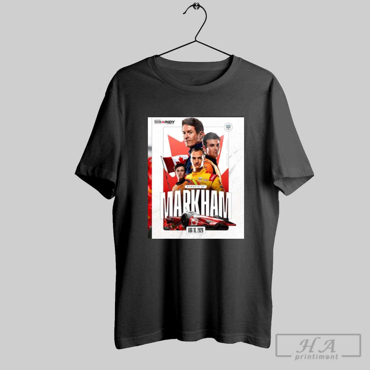 Official Streets Of Markham August 16 2026 Ontario Honda Dealers Indy Markham Poster Unisex T-shirt, Sweatshirt, Hoodie, Long Sleeve Tee - T-Shirt, Sweatshirt, Hoodie