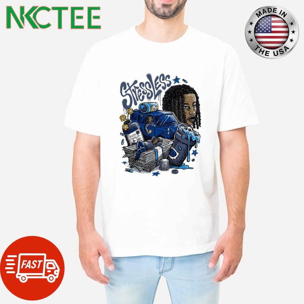 Official Stressless Diffused Blue 11s DopeSkill shirt Unisex T-shirt, Sweatshirt, Hoodie, Long Sleeve Tee - T-Shirt, Sweatshirt, Hoodie
