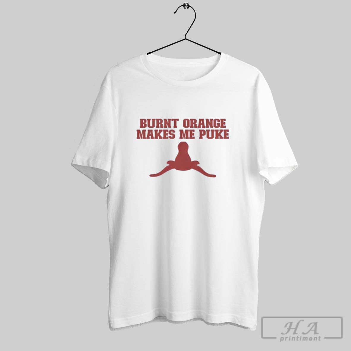 Official Texas Longhorn Burnt Orange Makes Me Puke Football T Unisex T-shirt, Sweatshirt, Hoodie, Long Sleeve Tee - T-Shirt, Sweatshirt, Hoodie