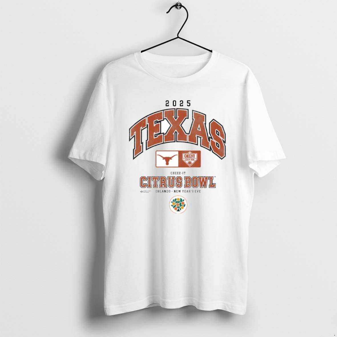 Official Texas Longhorns Cheez It Citrus Bowl 2025 Circle - T-Shirt, Sweatshirt, Hoodie