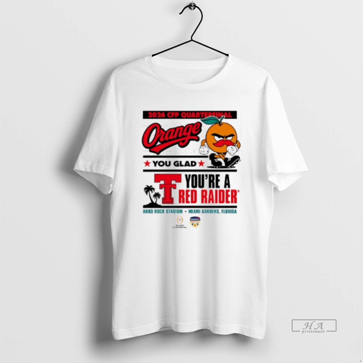 Official Texas Tech Red Raiders 2025 26 College Football Playoff Orange You Glad - T-Shirt, Sweatshirt, Hoodie