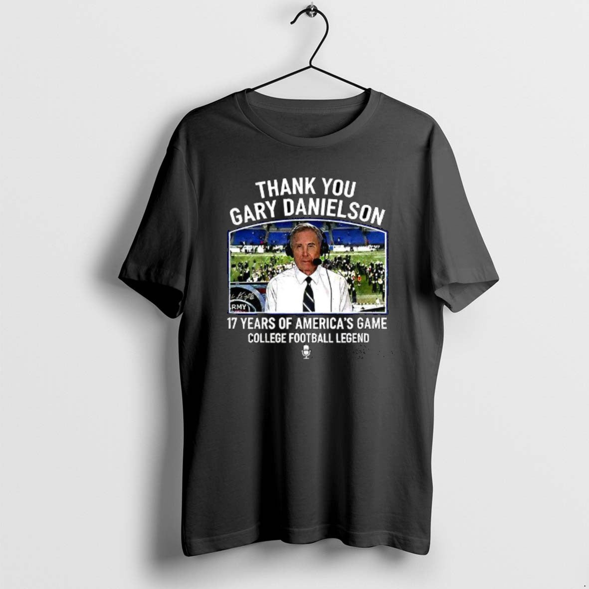 Official Thank You Gary Danielson Football Analyst 17 Years Of Americas Game College Football Legend - T-Shirt, Sweatshirt, Hoodie