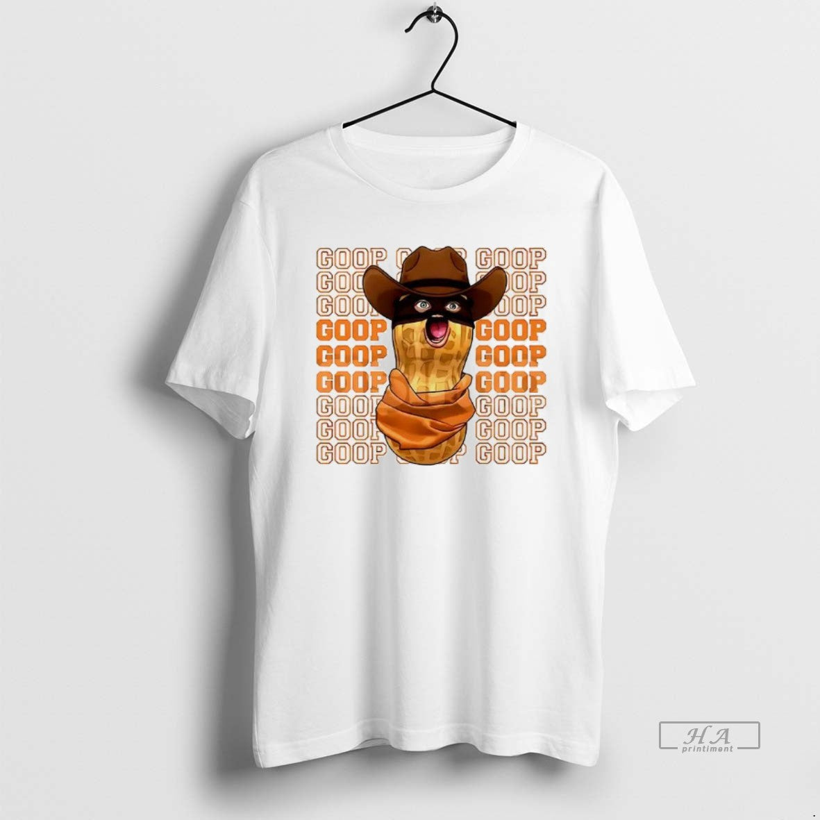 Official The Burnt Peanut Goop Cowboy Meme - T-Shirt, Sweatshirt, Hoodie