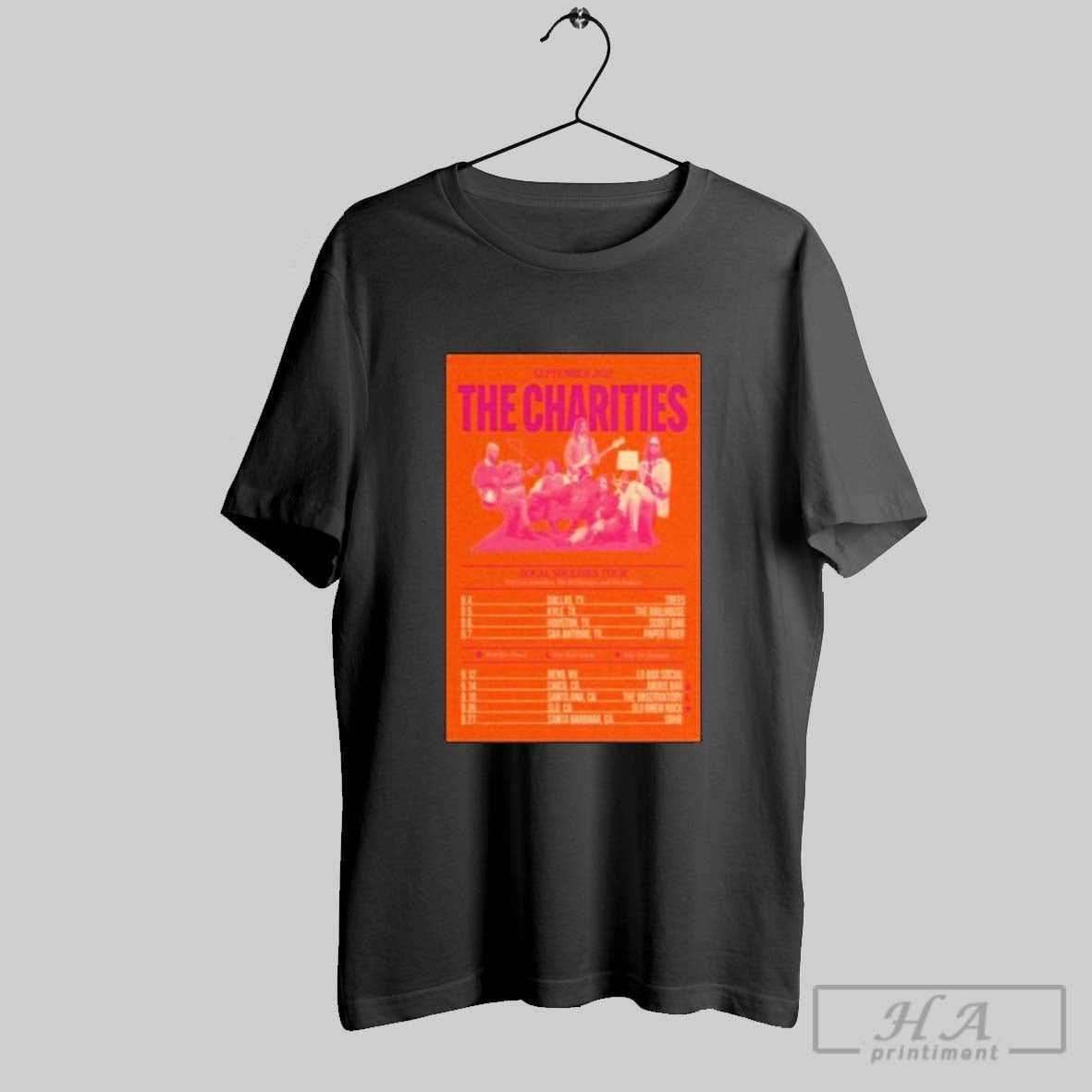 Official The Charities September 2025 Socal Souldies Tour Unisex T-shirt, Sweatshirt, Hoodie, Long Sleeve Tee - T-Shirt, Sweatshirt, Hoodie
