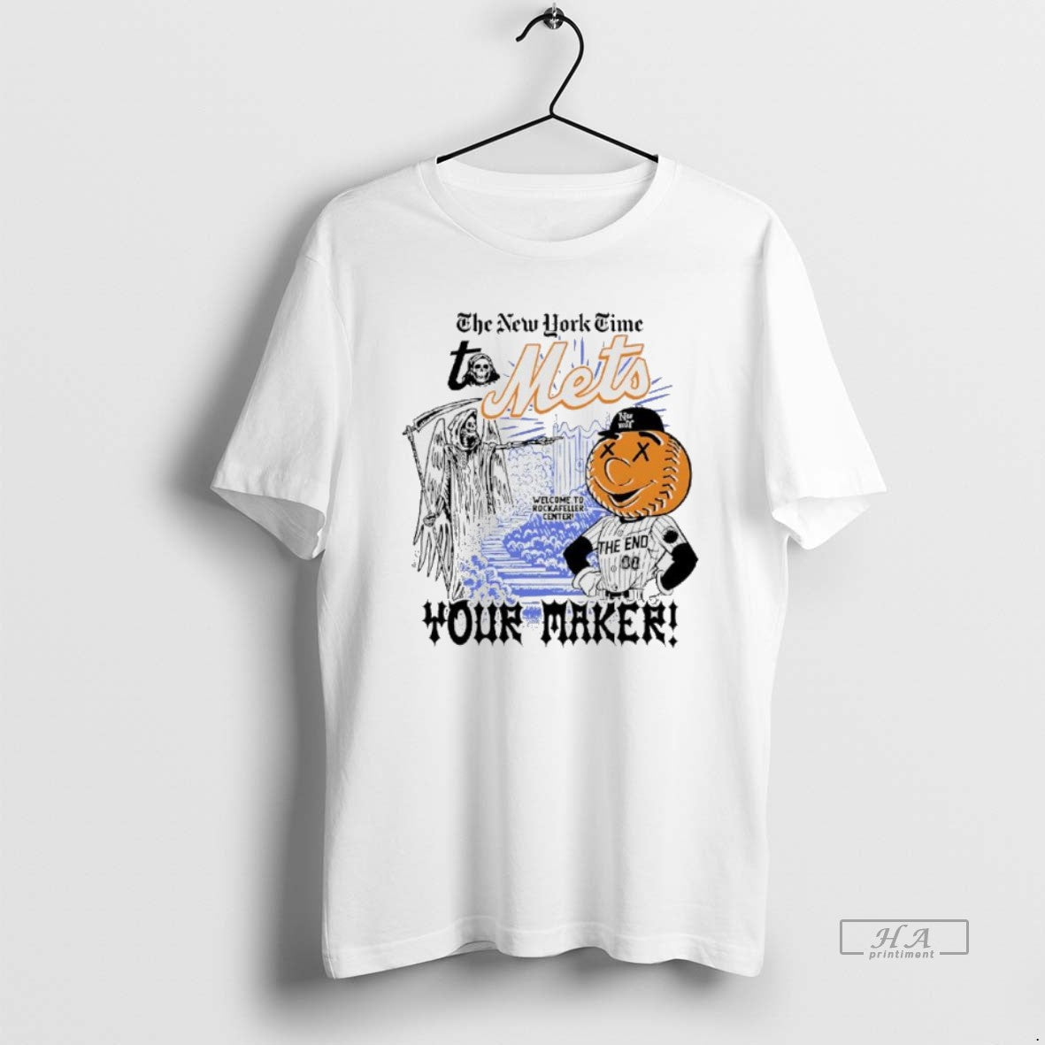 Official The New York Time To Mets Your Maker - T-Shirt, Sweatshirt, Hoodie