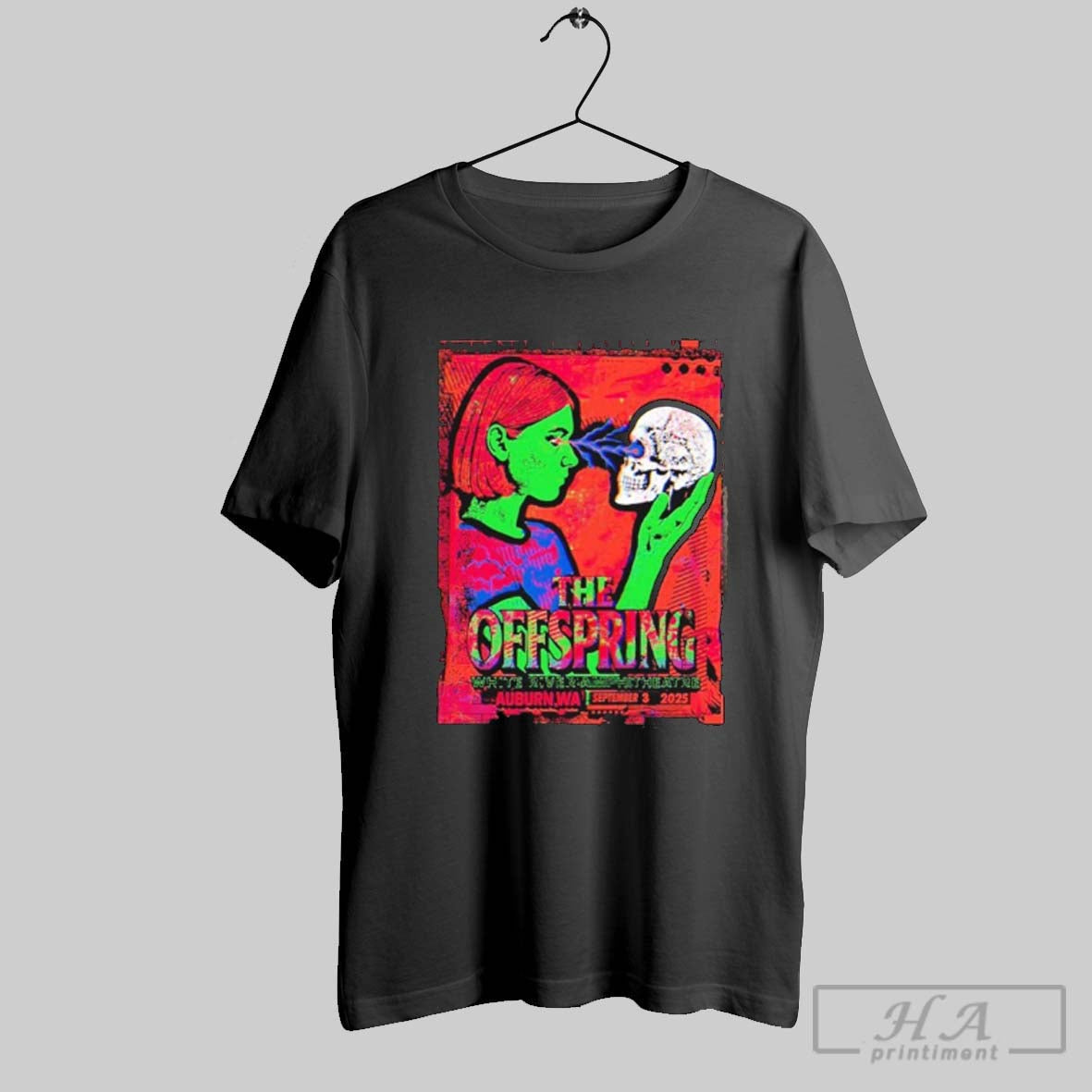 Official The Offspring At White River Amphitheatre In Auburn Washington On September 3 2025 Punk - T-Shirt, Sweatshirt, Hoodie