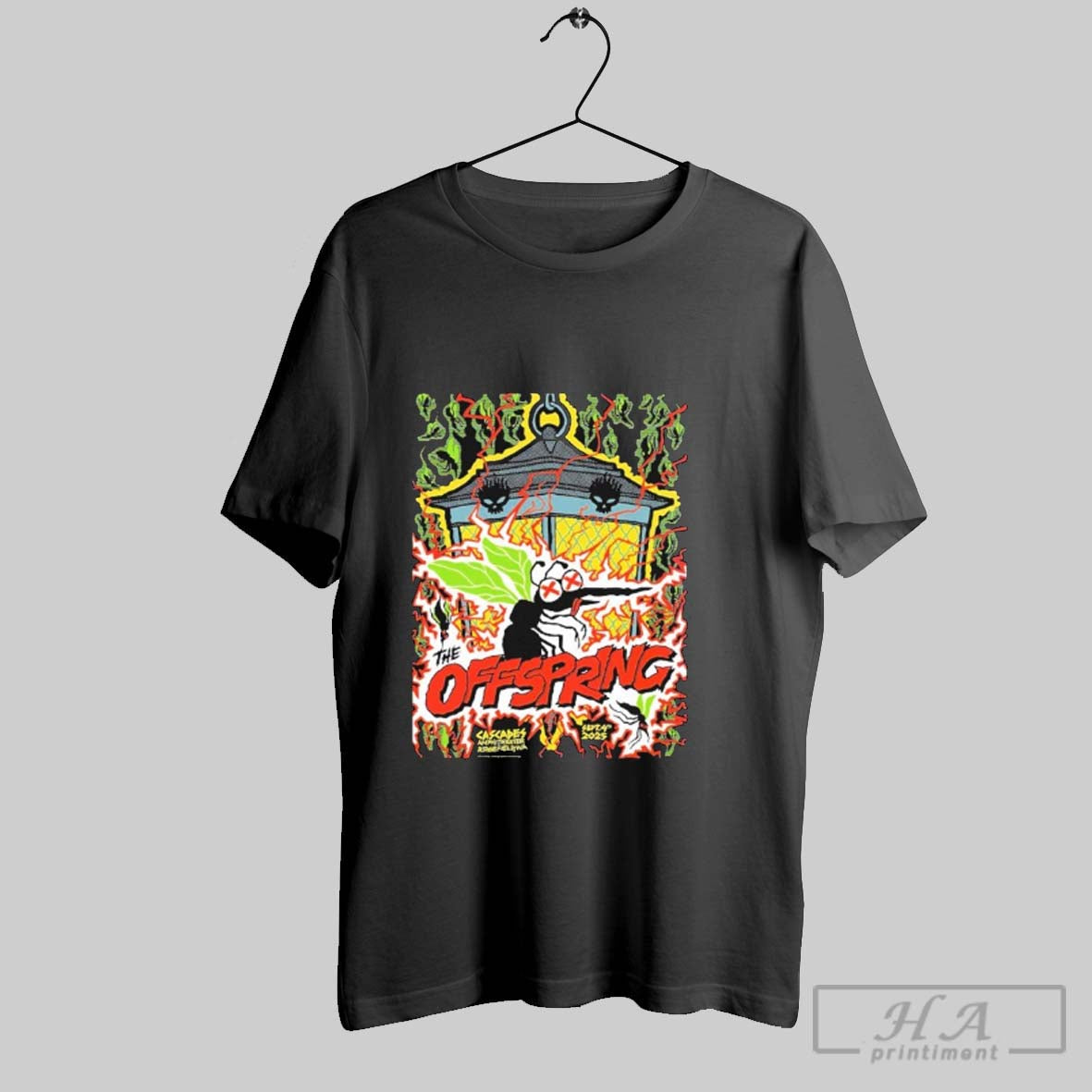 Official The Offspring Ridgefield Washington At Cascades Amphitheater On September 4 2025 Unisex T-shirt, Sweatshirt, Hoodie, Long Sleeve Tee - T-Shirt, Sweatshirt, Hoodie