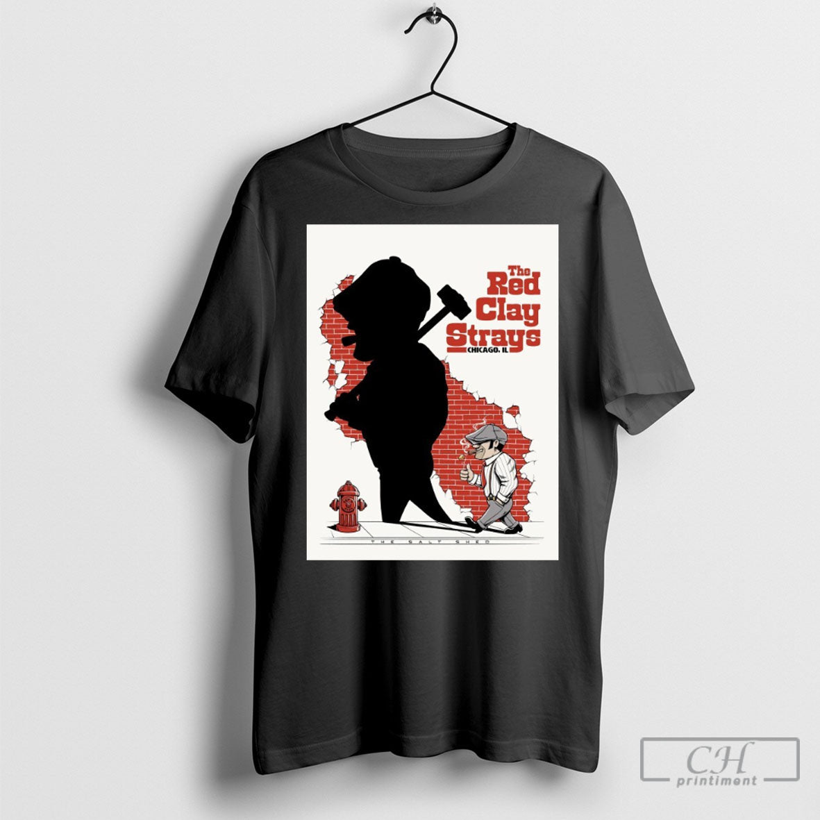 Official The Red Clay Strays Chicago On Sept 4 2025 Poster Shirt Tee Unisex T-shirt, Sweatshirt, Hoodie, Long Sleeve Tee - T-Shirt, Sweatshirt, Hoodie