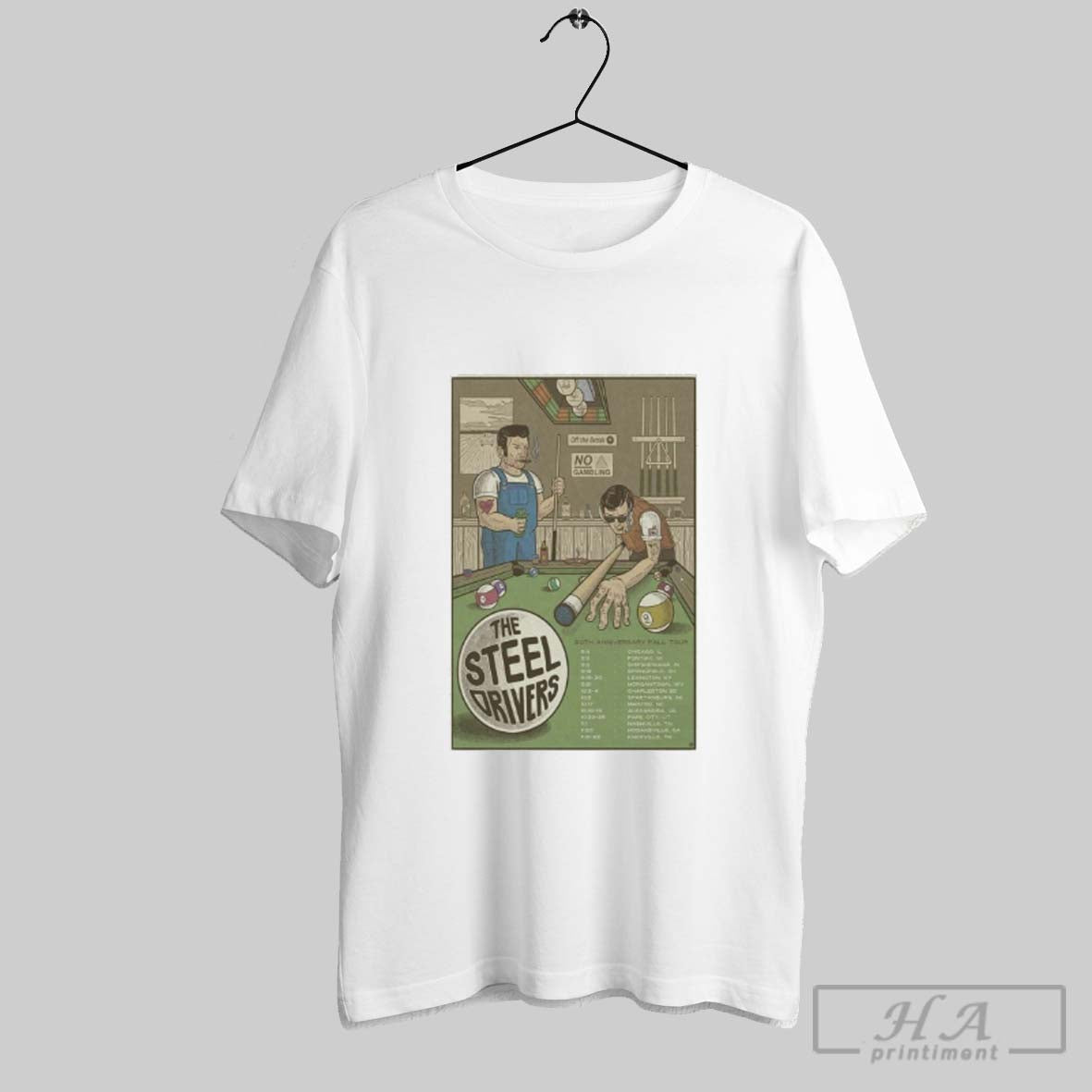 Official The Steeldrivers 20th Anniversary Fall Tour 2025 Dates Unisex T-shirt, Sweatshirt, Hoodie, Long Sleeve Tee - T-Shirt, Sweatshirt, Hoodie