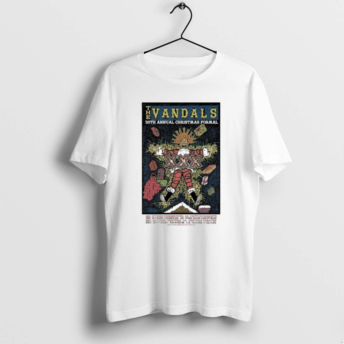 Official The Vandals 30th Annual Christmas Formal Dec 19 2025 In Ventura Ca - T-Shirt, Sweatshirt, Hoodie
