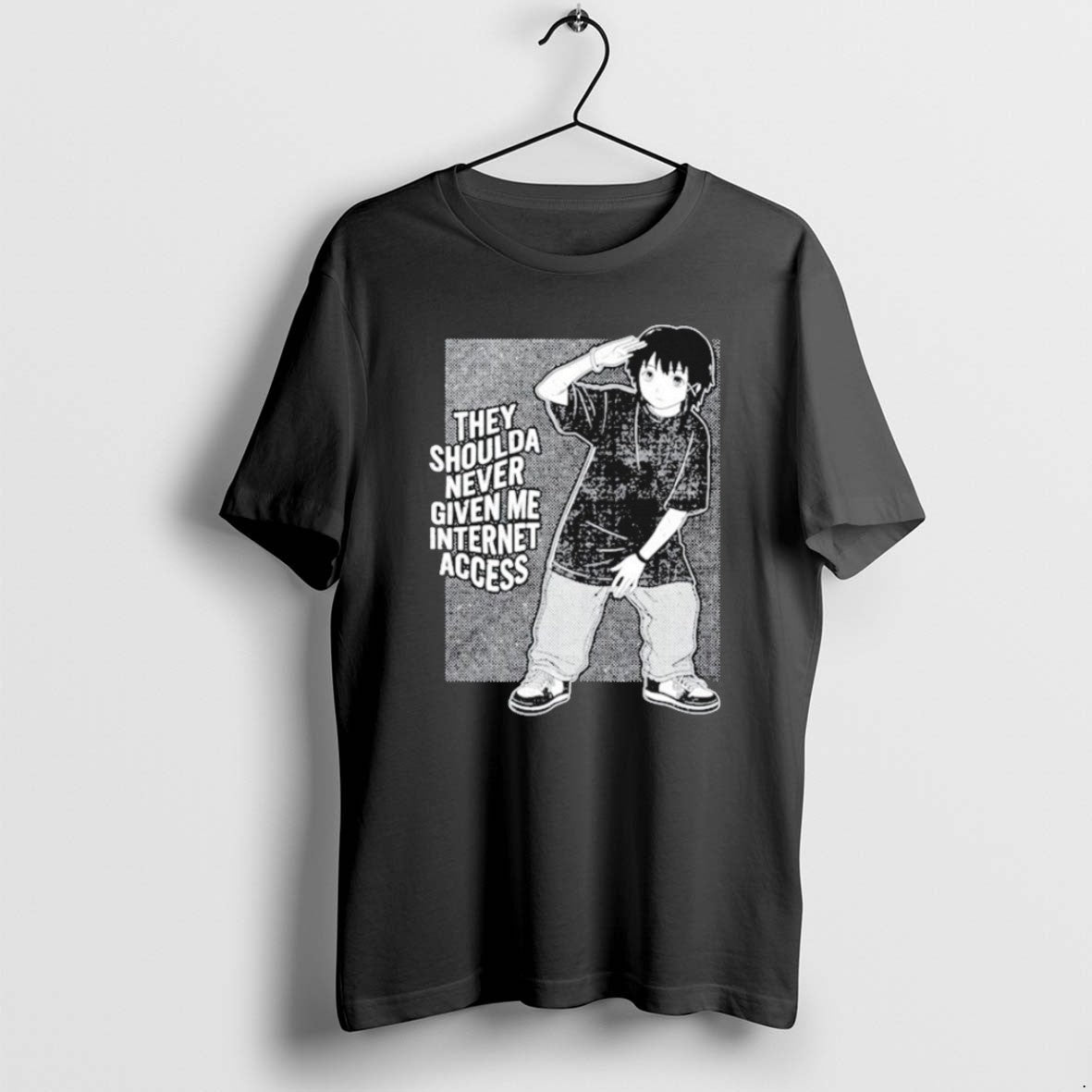 Official They Shoulda Never Given Me Internet Access - T-Shirt, Sweatshirt, Hoodie