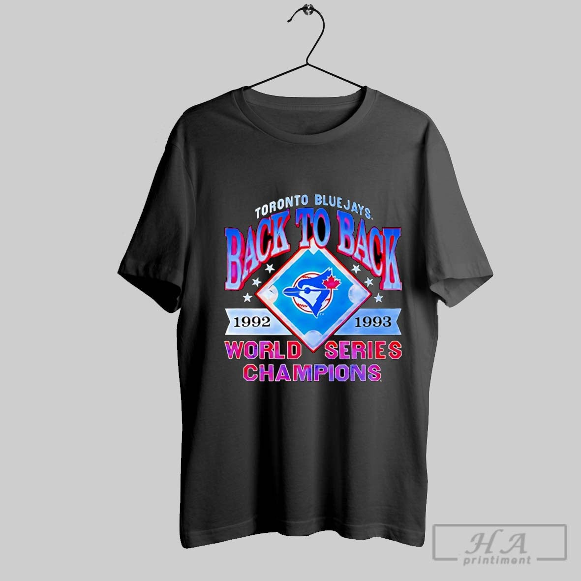 Official Toronto Blue Jays Back To Back World Series Champions 1992 1993 Logo Unisex T-shirt, Sweatshirt, Hoodie, Long Sleeve Tee - T-Shirt, Sweatshirt, Hoodie