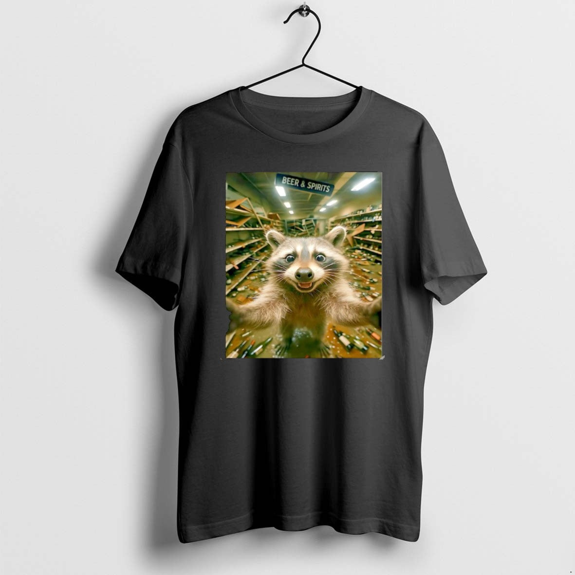 Official Trashed Panda Selfie Raccoon Christmas - T-Shirt, Sweatshirt, Hoodie