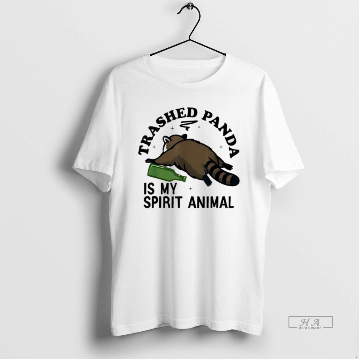 Official Trashed Panda Is My Spirit Animal Racoon Meme - T-Shirt, Sweatshirt, Hoodie