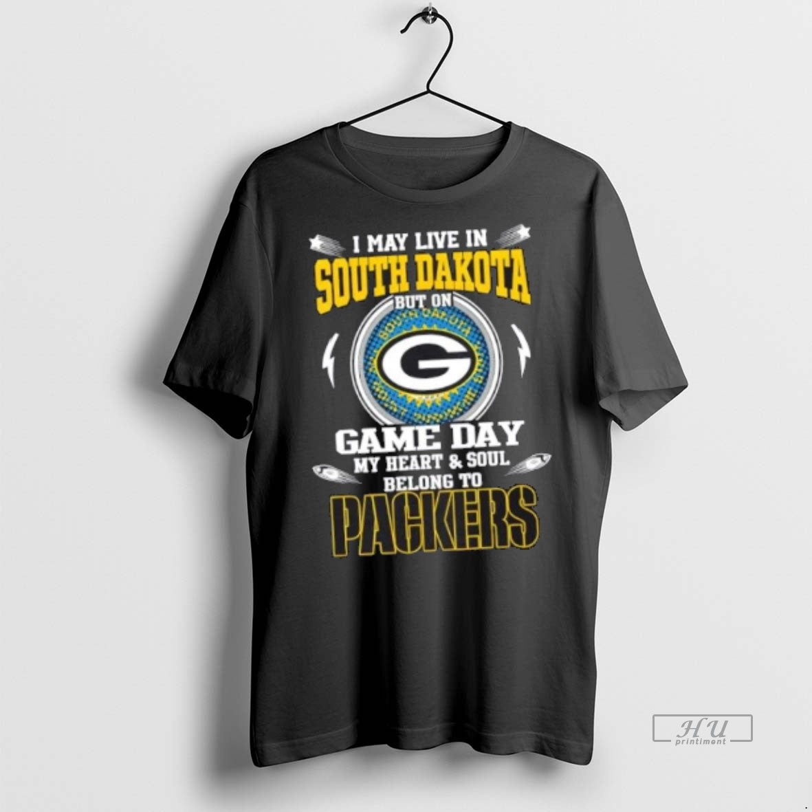Official Trending I May Live In South Dakota But On Game Day My Heart And Unisex T-shirt, Sweatshirt, Hoodie, Long Sleeve Tee - T-Shirt, Sweatshirt, Hoodie