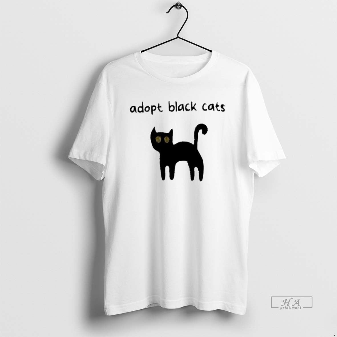 Official Trendy Adopt Black Cats Unisex T-shirt, Sweatshirt, Hoodie, Long Sleeve Tee - T-Shirt, Sweatshirt, Hoodie