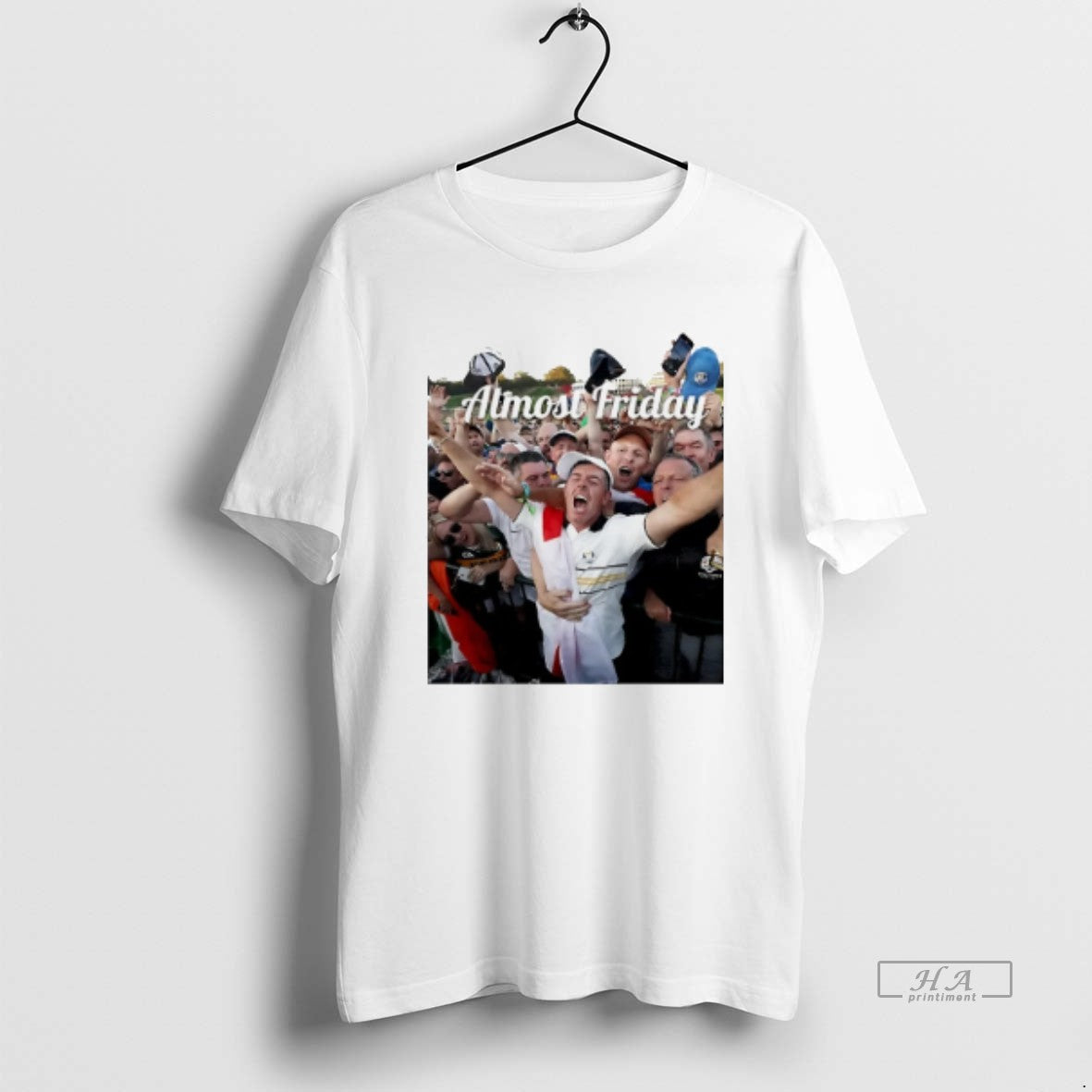 Official Trendy Almost Friday Rory Mcilroy Ryder Cup 2025 Unisex T-shirt, Sweatshirt, Hoodie, Long Sleeve Tee - T-Shirt, Sweatshirt, Hoodie