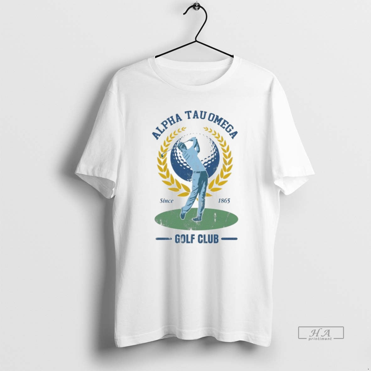 Official Trendy Alpha Tau Omega Golf Club Since 1865 Unisex T-shirt, Sweatshirt, Hoodie, Long Sleeve Tee - T-Shirt, Sweatshirt, Hoodie