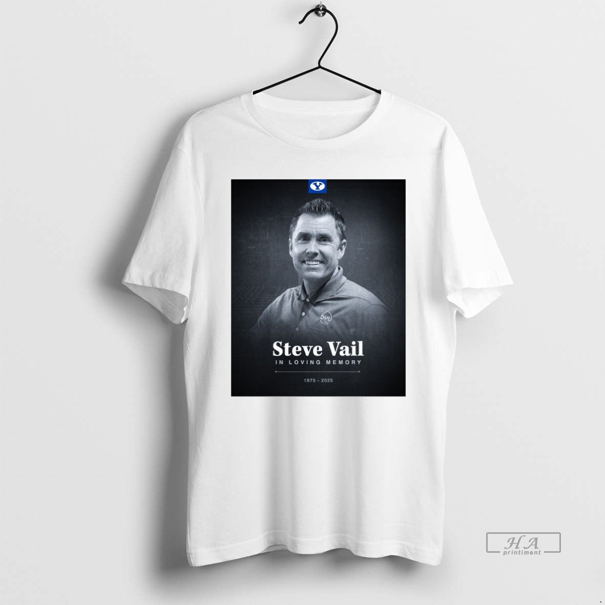Official Trendy Byu Mens Volleyball Steve Vail In Loving Memory 1970 2025 Unisex T-shirt, Sweatshirt, Hoodie, Long Sleeve Tee - T-Shirt, Sweatshirt, Hoodie