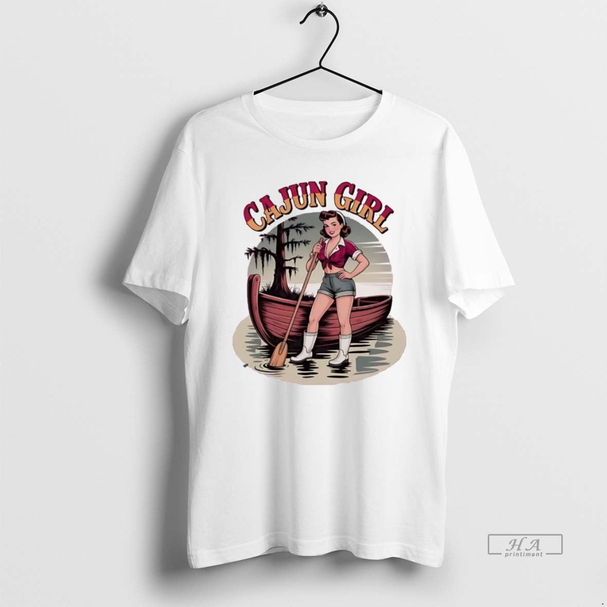 Official Trendy Bayou Cajun Girl Pinup Unisex T-shirt, Sweatshirt, Hoodie, Long Sleeve Tee - T-Shirt, Sweatshirt, Hoodie