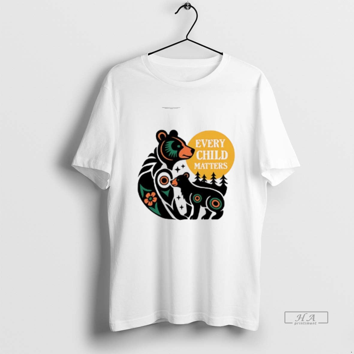 Official Trendy Bear Every Child Matters Unisex T-shirt, Sweatshirt, Hoodie, Long Sleeve Tee - T-Shirt, Sweatshirt, Hoodie