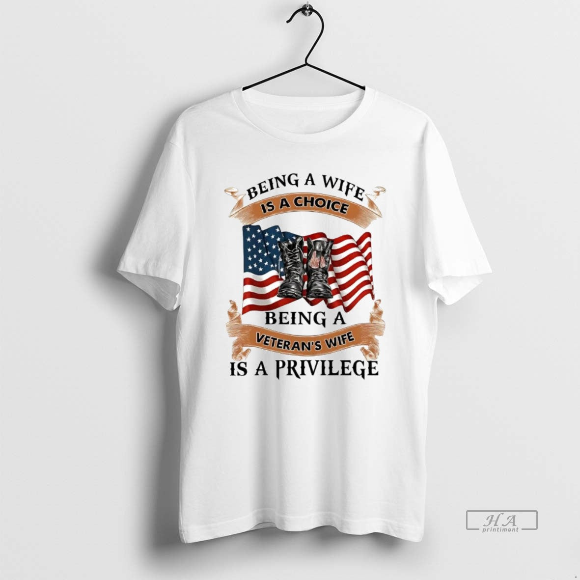 Official Trendy Being A Wife Is A Choice Being A Veterans Wife Is A Privilege Unisex T-shirt, Sweatshirt, Hoodie, Long Sleeve Tee - T-Shirt, Sweatshirt, Hoodie