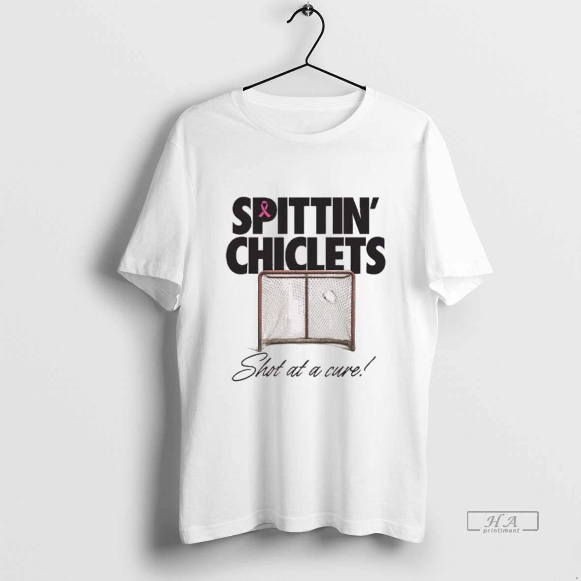 Official Trendy Breast Cancer Awareness Spittin Chiclets Shot At A Cure New Unisex T-shirt, Sweatshirt, Hoodie, Long Sleeve Tee - T-Shirt, Sweatshirt, Hoodie