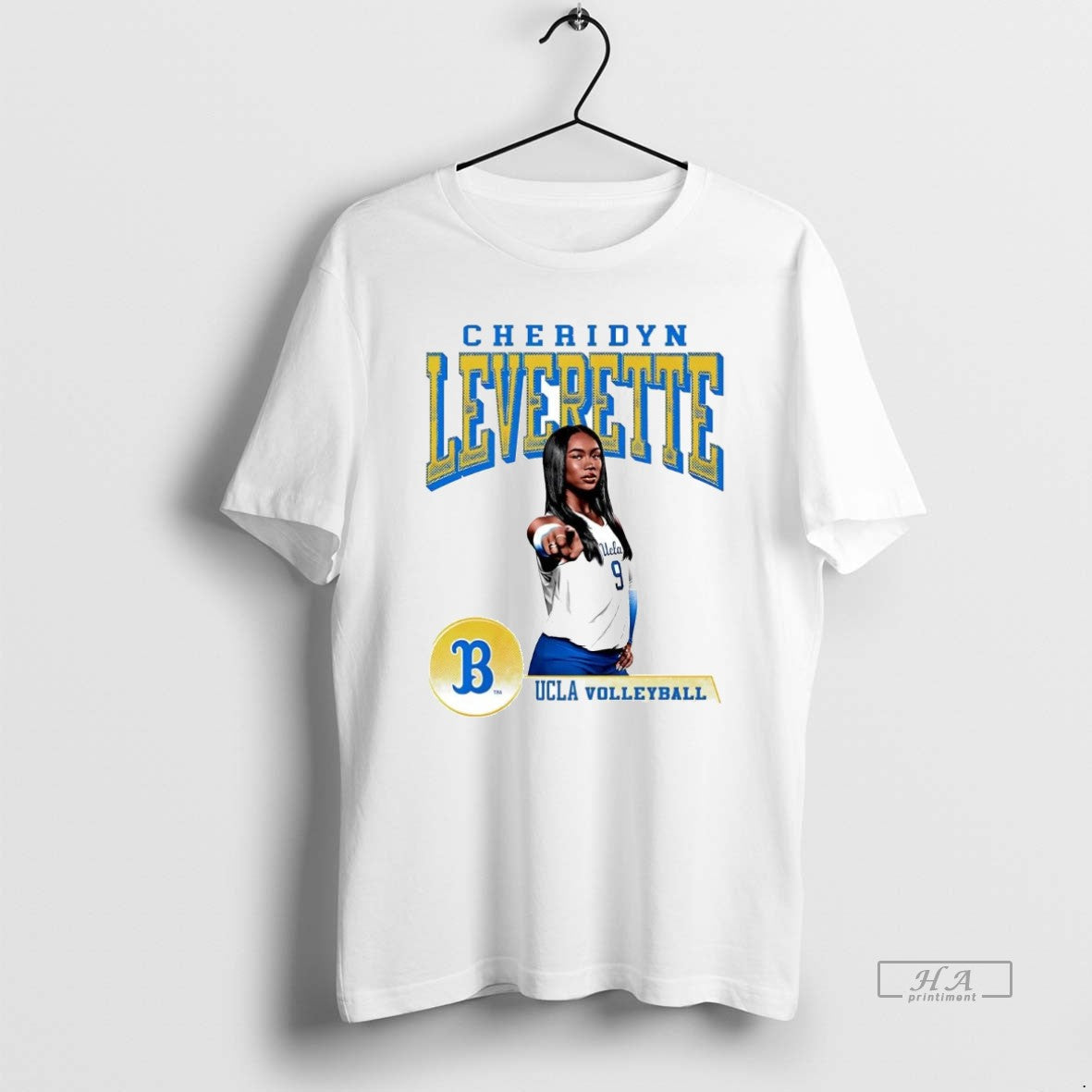 Official Trendy Cheridyn Leverette Cartoon Portrait Ucla Volleyball Unisex T-shirt, Sweatshirt, Hoodie, Long Sleeve Tee - T-Shirt, Sweatshirt, Hoodie
