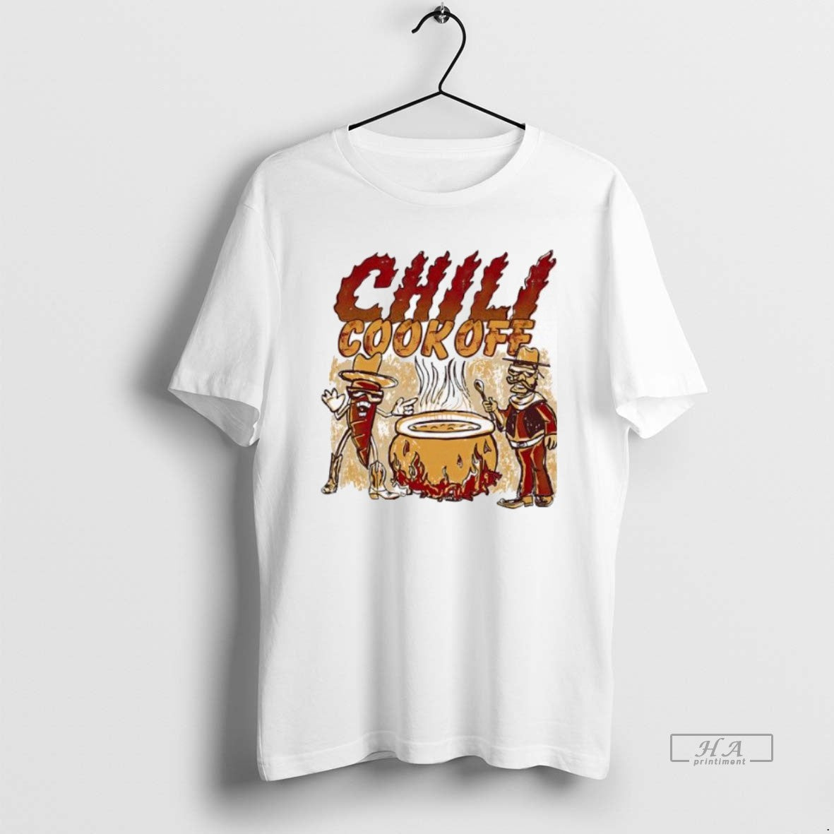 Official Trendy Chili Cookoff Fire Graphic Unisex T-shirt, Sweatshirt, Hoodie, Long Sleeve Tee - T-Shirt, Sweatshirt, Hoodie