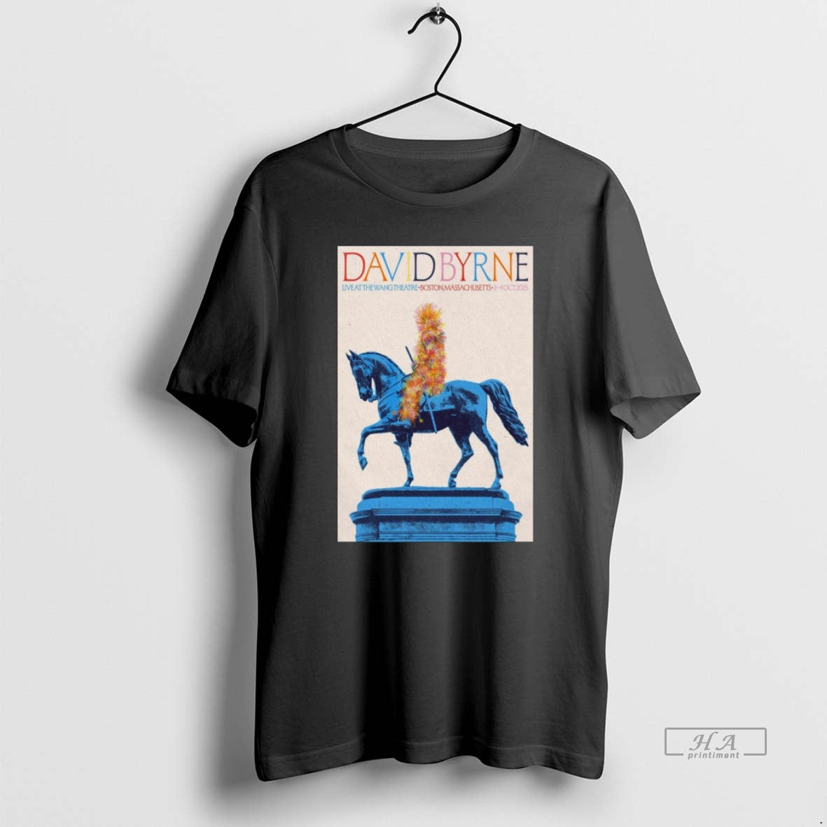 Official Trendy David Byrne October 2 4 2025 Tour Live At The Wang Theatre In Unisex T-shirt, Sweatshirt, Hoodie, Long Sleeve Tee - T-Shirt, Sweatshirt, Hoodie