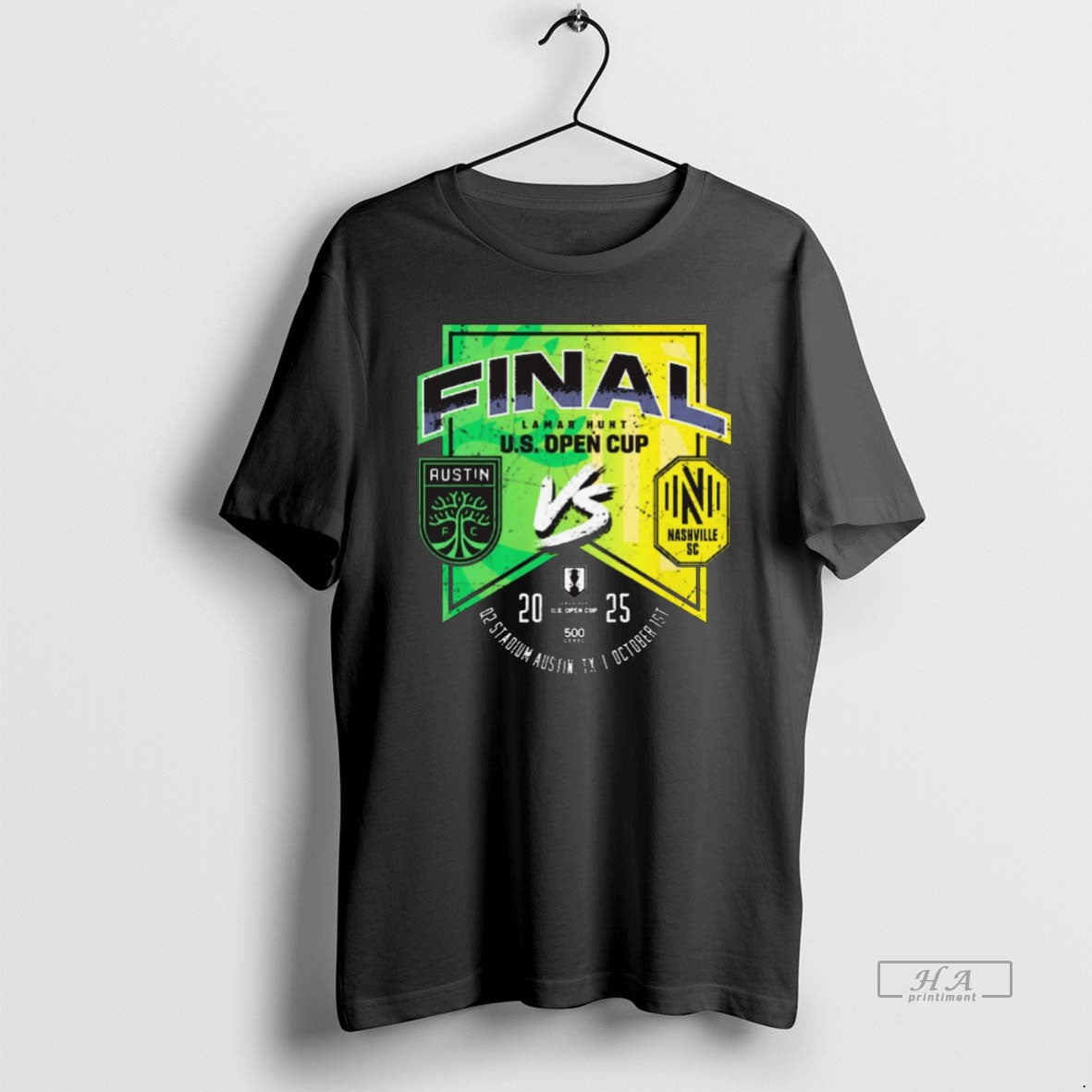 Official Trendy Final Lamar Hunt U S Open Cup 2025 Austin Fc Vs Unisex T-shirt, Sweatshirt, Hoodie, Long Sleeve Tee - T-Shirt, Sweatshirt, Hoodie