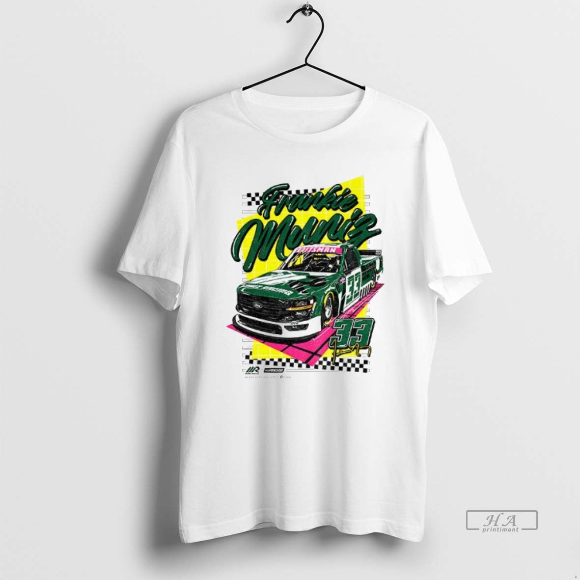 Official Trendy Frankie Muniz 33 Nascar Craftsman Truck Series Signature Unisex T-shirt, Sweatshirt, Hoodie, Long Sleeve Tee - T-Shirt, Sweatshirt, Hoodie