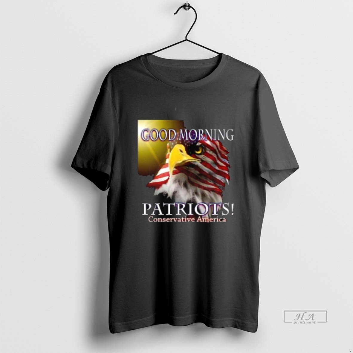 Official Trendy Good Morning Patriots Conservative America Unisex T-shirt, Sweatshirt, Hoodie, Long Sleeve Tee - T-Shirt, Sweatshirt, Hoodie