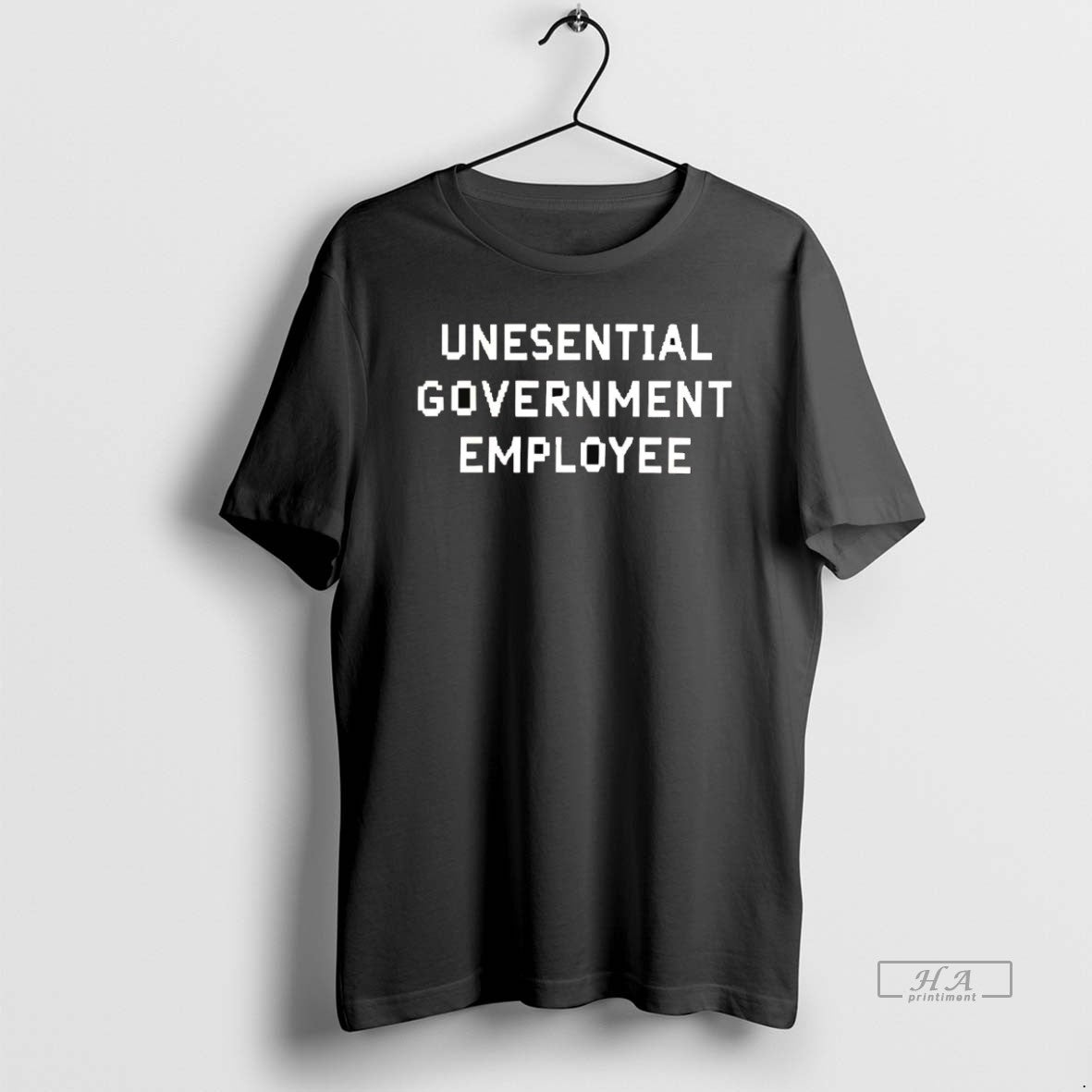Official Trendy Government Shutdown Unesential Government Employee Unisex T-shirt, Sweatshirt, Hoodie, Long Sleeve Tee - T-Shirt, Sweatshirt, Hoodie