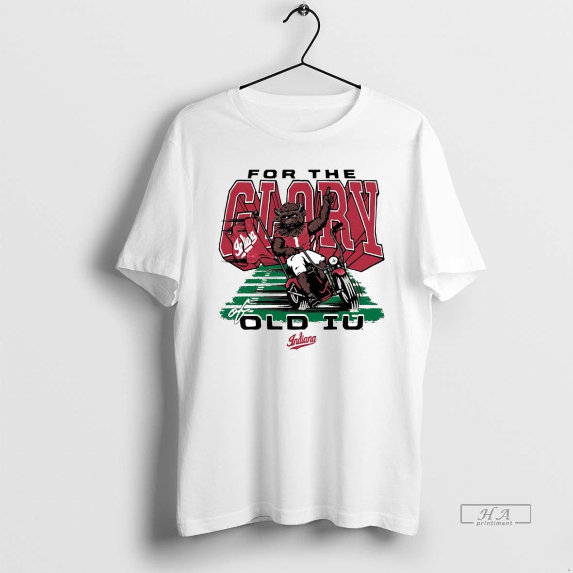 Official Trendy Indiana Football For The Glory Of Old Iu Unisex T-shirt, Sweatshirt, Hoodie, Long Sleeve Tee - T-Shirt, Sweatshirt, Hoodie