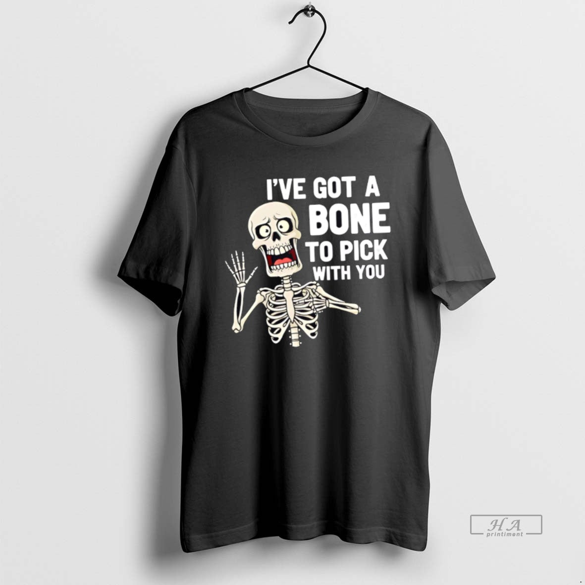 Official Trendy Ive Got A Bone To Pick With You Funny Skeleton Halloween Unisex T-shirt, Sweatshirt, Hoodie, Long Sleeve Tee - T-Shirt, Sweatshirt, Hoodie