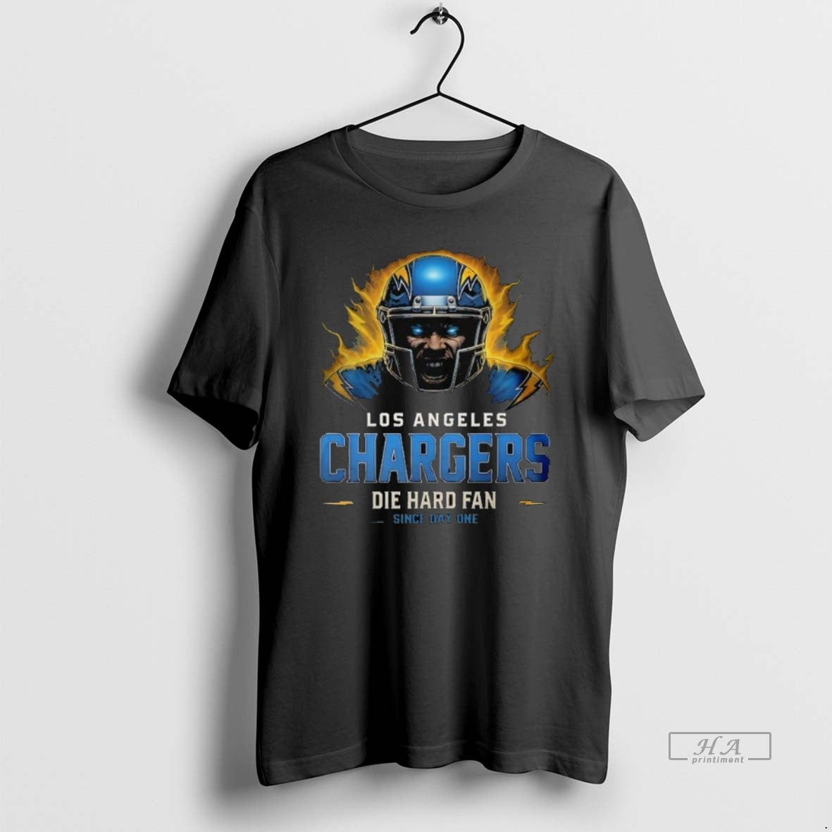 Official Trendy Los Angeles Chargers Die Hard Fan Since Day One Long Sleve Unisex T-shirt, Sweatshirt, Hoodie, Long Sleeve Tee - T-Shirt, Sweatshirt, Hoodie