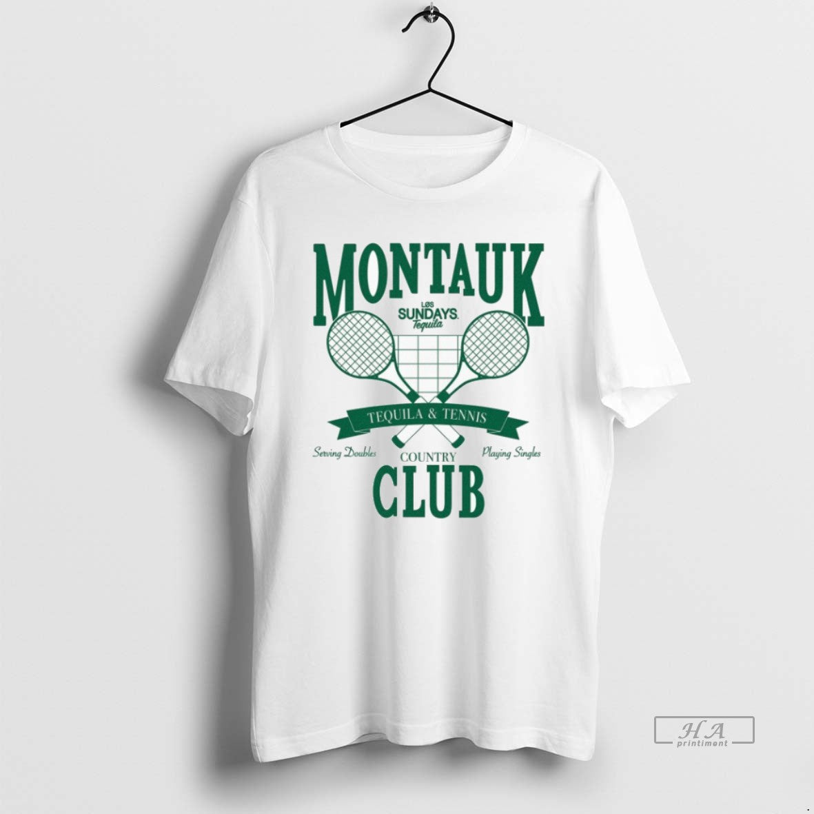 Official Trendy Los Sundays Montauk Country Club Tequila And Tennis Unisex T-shirt, Sweatshirt, Hoodie, Long Sleeve Tee - T-Shirt, Sweatshirt, Hoodie