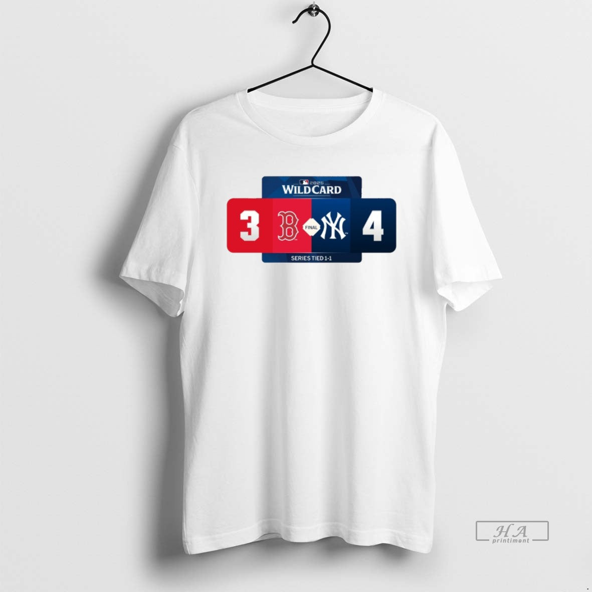 Official Trendy Mlb Wild Card 2025 New York Yankees 4 3 Boston Red Sox Final Unisex T-shirt, Sweatshirt, Hoodie, Long Sleeve Tee - T-Shirt, Sweatshirt, Hoodie