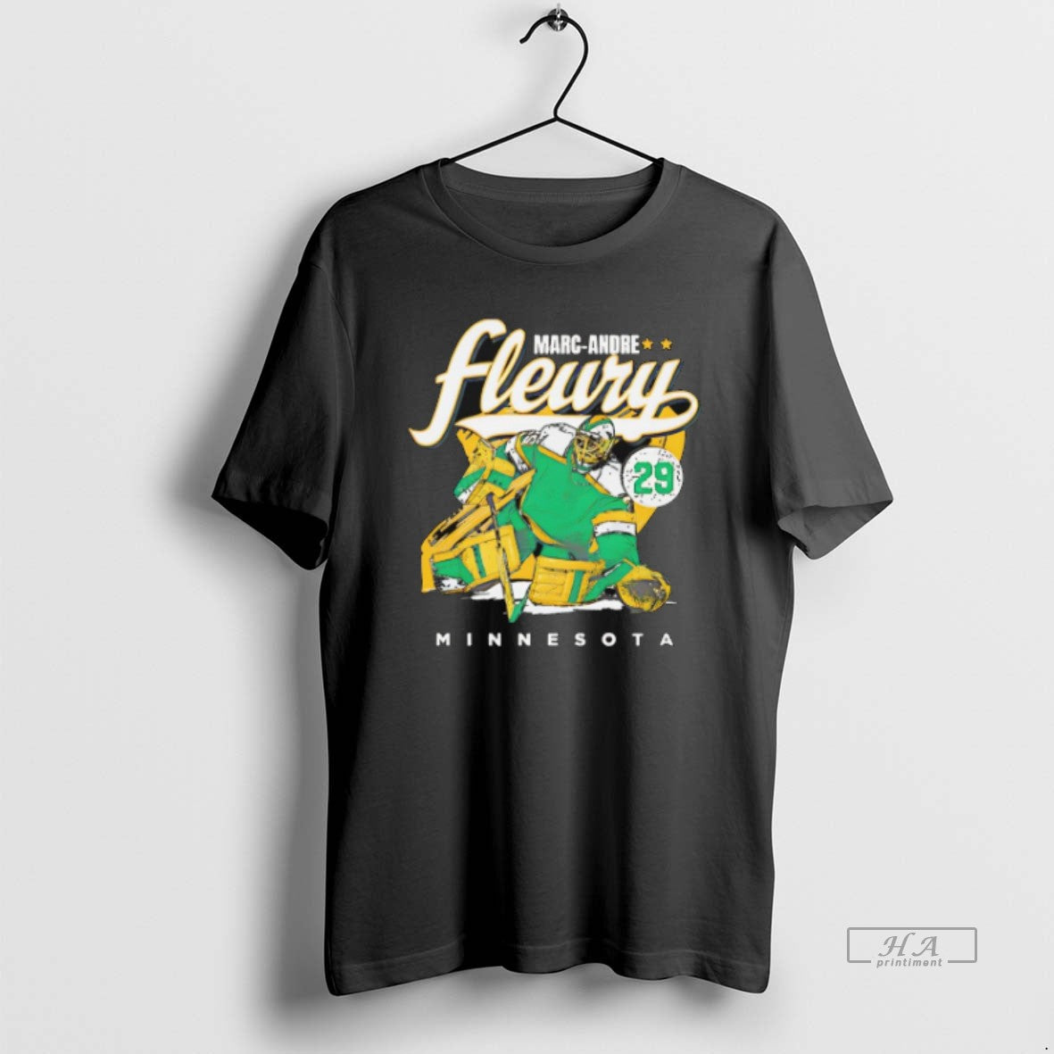 Official Trendy Marc Andre Fleury Minnesota Wild Retro Unisex T-shirt, Sweatshirt, Hoodie, Long Sleeve Tee - T-Shirt, Sweatshirt, Hoodie