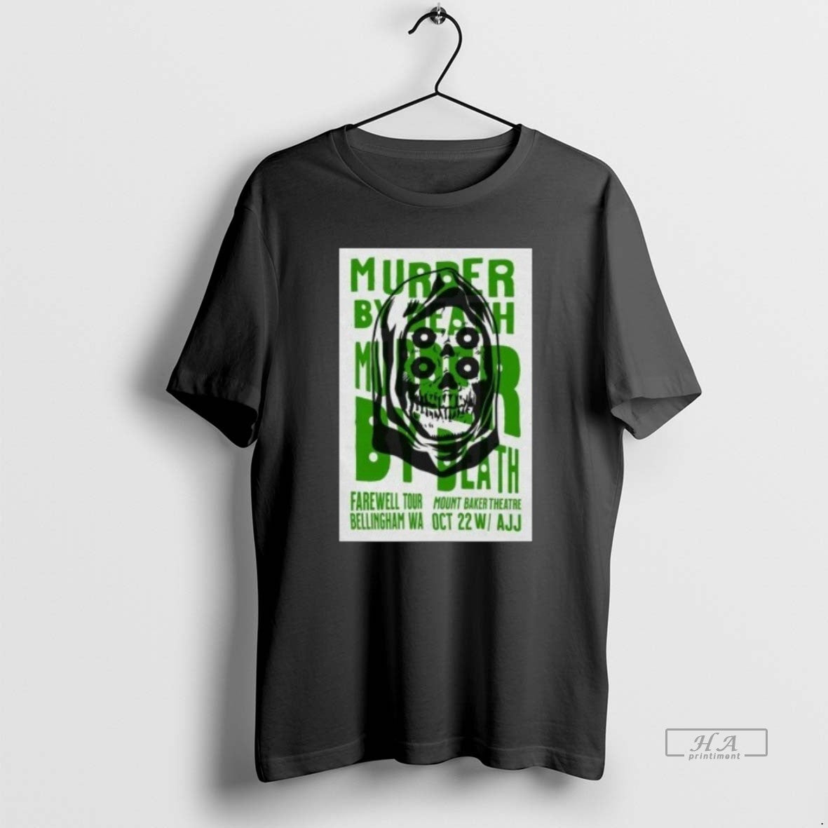 Official Trendy Murder By Death October 22 2025 Bellingham Show Unisex T-shirt, Sweatshirt, Hoodie, Long Sleeve Tee - T-Shirt, Sweatshirt, Hoodie