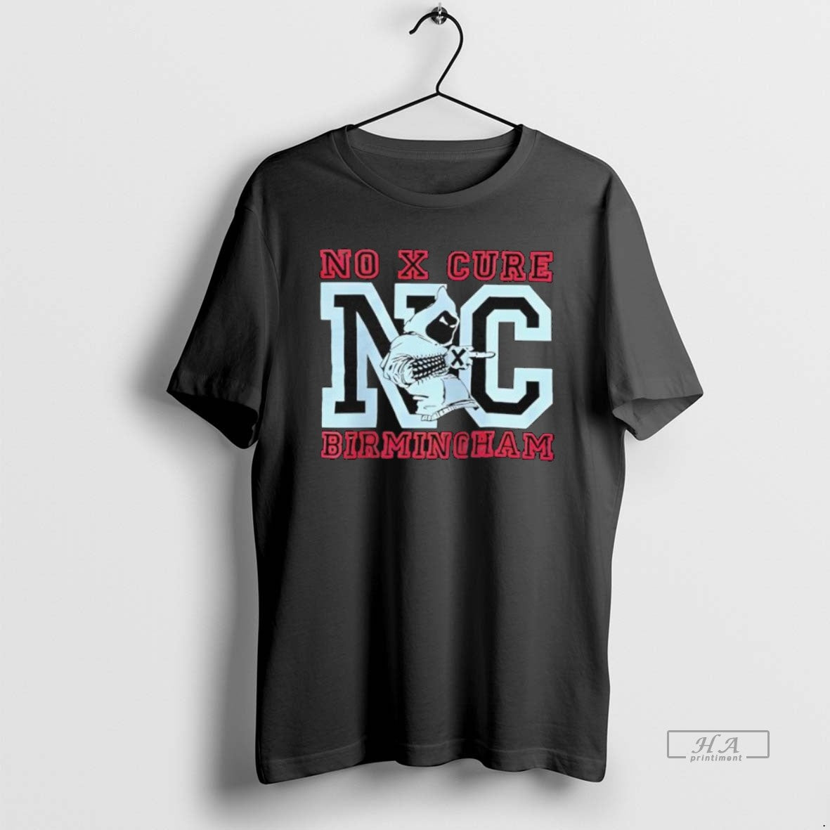 Official Trendy No Cure Birmingham 2025 Unisex T-shirt, Sweatshirt, Hoodie, Long Sleeve Tee - T-Shirt, Sweatshirt, Hoodie