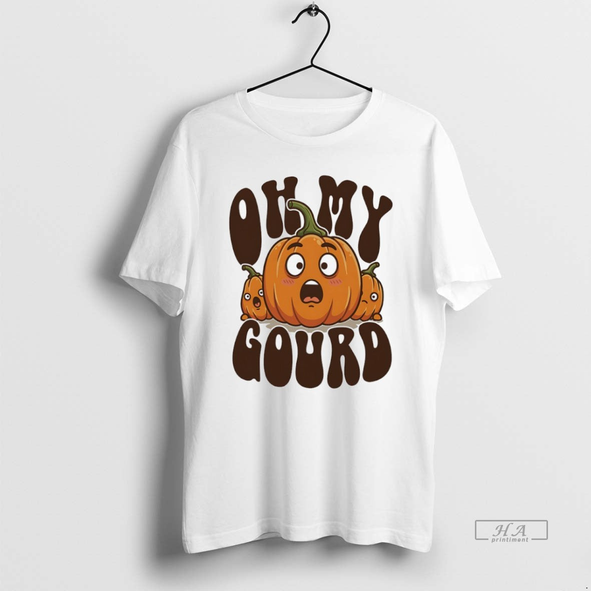 Official Trendy Oh My Gourd Pumpkin Unisex T-shirt, Sweatshirt, Hoodie, Long Sleeve Tee - T-Shirt, Sweatshirt, Hoodie
