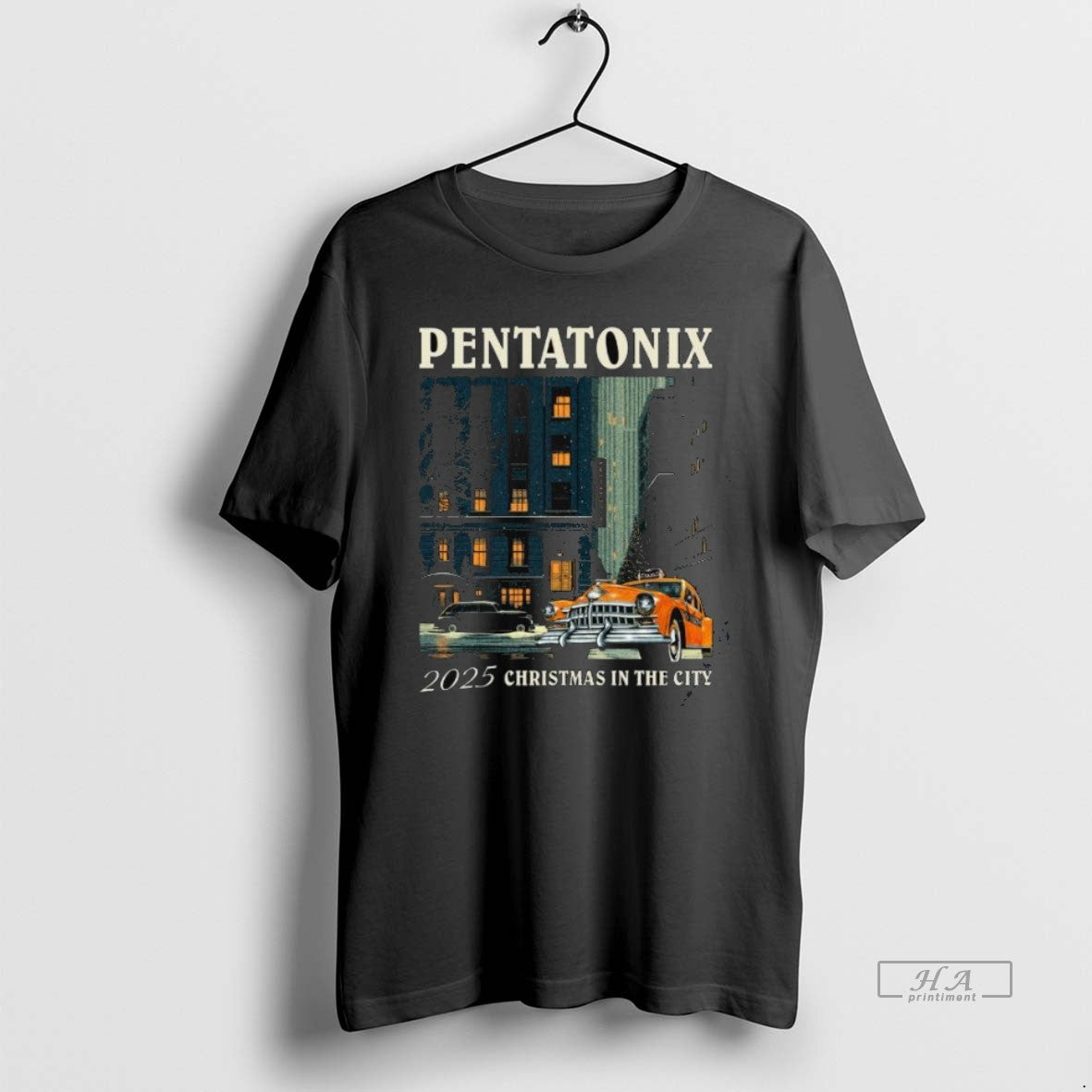 Official Trendy Pentatonix 2025 Christmas In The City Long Sleve Unisex T-shirt, Sweatshirt, Hoodie, Long Sleeve Tee - T-Shirt, Sweatshirt, Hoodie