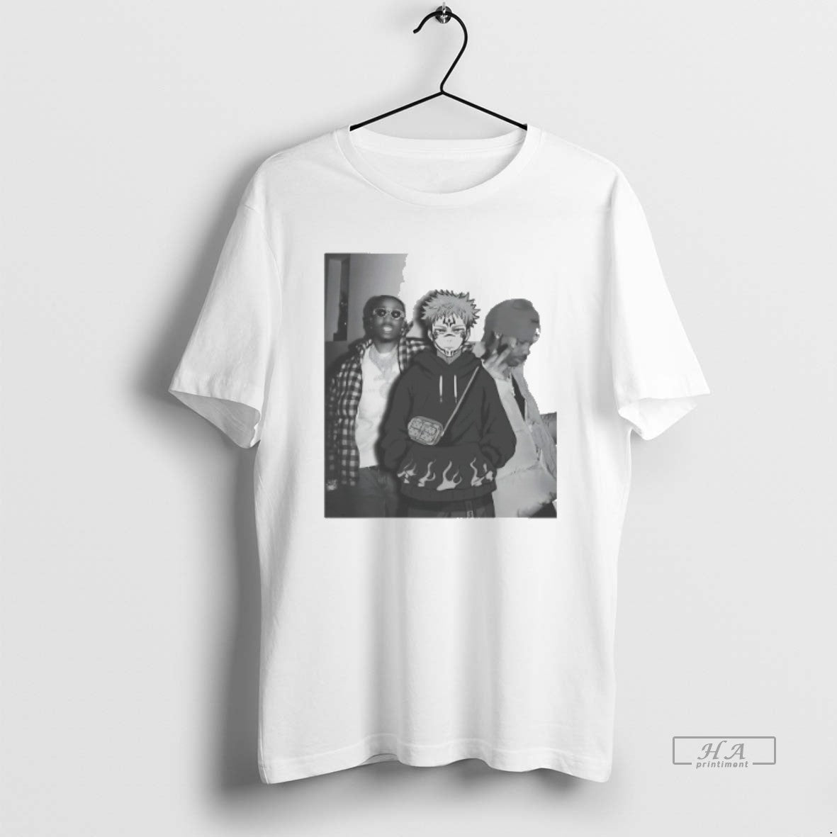 Official Trendy Quavo X Travis Scott And Yuji Itadori Anime Unisex T-shirt, Sweatshirt, Hoodie, Long Sleeve Tee - T-Shirt, Sweatshirt, Hoodie